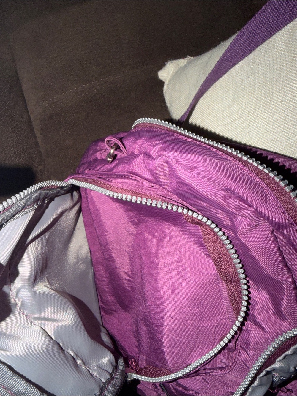 AOTIAN Purple Mini Backpack for Women - Picture 3 of 4